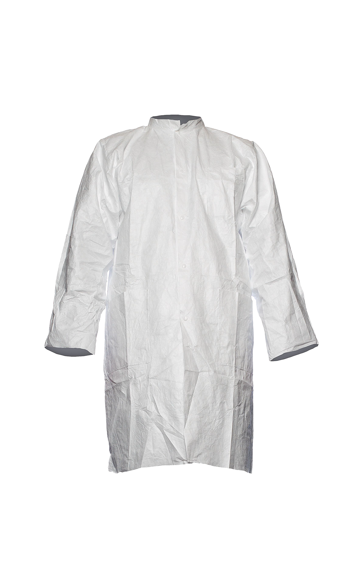 Tyvek® 500 Laborkittel mit Druckknöpfen, Modell PL30NP weiß M